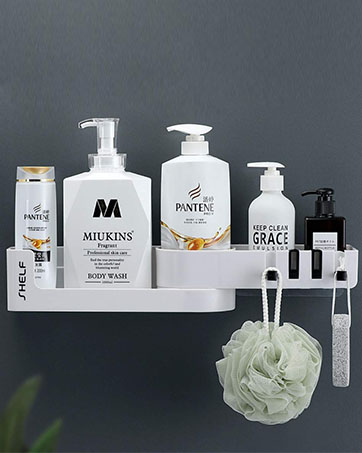 Shower Caddy Adhesive Bathroom Shelf Organizer
