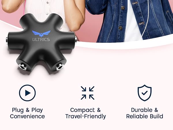 ULTRICS Headphone Splitter