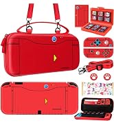 Gurgitat 9in1 Anime Switch Oled Case for Nintendo Switch Oled Carrying Cases Boy Teens Hard Prote...