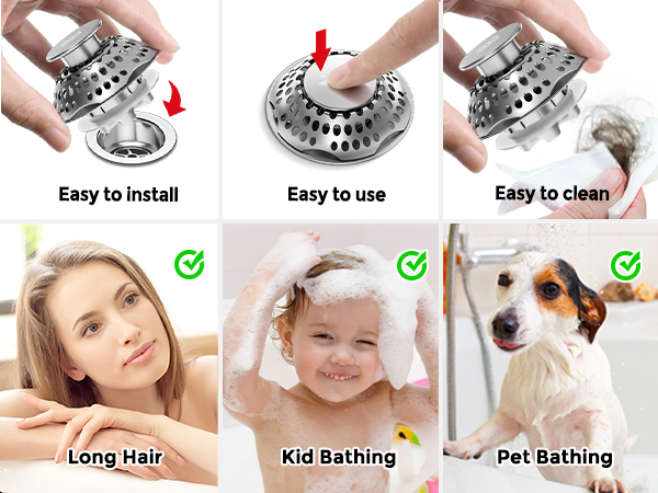 bathtub drain stopper tub stopper bathtub drain bathtub drain plug drain hair catcher
