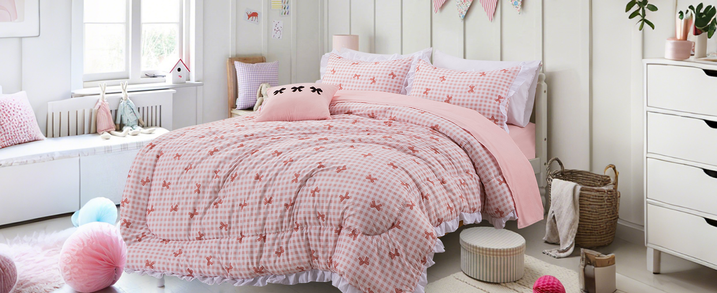 Ruffle Comforter Set