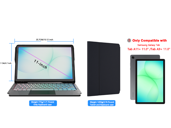 A11 Plus keyboard detachable samsung