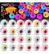 Ksmky 24PCS Halloween Light Up Eye Pop Ball, Halloween Party Favors for Kids, Halloween Toys for ...