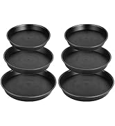 6 Pcs Round Stepping Stone Mold, 10.2" 11.4" 12.6" Cement Molds for Concrete, Plastic Concrete Mo...
