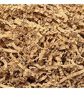 Mefleet Crinkle Cut Paper Shred Filler 1 LB Brown Crinkle Paper Shredded Paper for Gift Box - Gif...