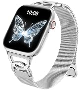 Adorve Slim Milanese loop Compatible with Apple Watch Bands 40mm 41mm 38mm 42mm 44mm 45mm 46mm 49...
