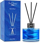 ed Spring Lavender Reed Diffuser Set with Premium Natural Scent Fragrance Oil Diffuser & Sticks f...