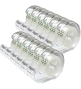 Minghaoda Transparent Tapes Refills and Refillable Dispensers, Glossy Finish Invisible Tape, Tape...