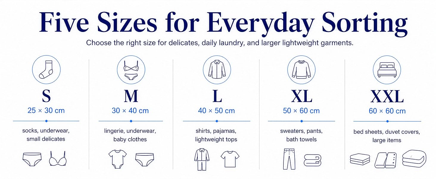 Five Size for Everyday Sorting