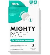 Mighty Patch Micropoint Large Hydrocolloid Pimple Patches for Face Blemishes from Hero Cosmetics,...