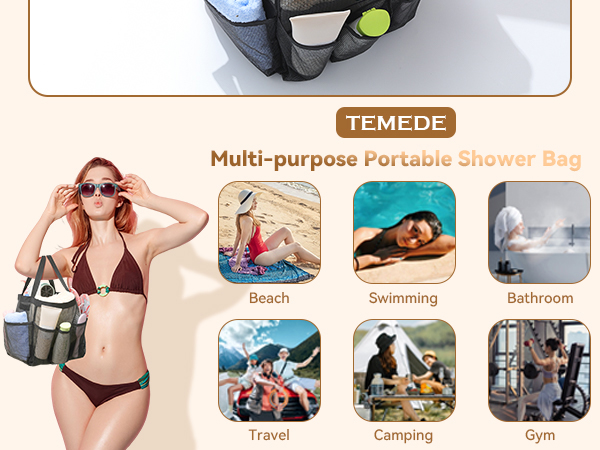 carried hung on shower head Bathroom counter organizer keeps tidy shipshape shower organizer stand