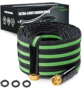 HODUP Garden Hose 100 FT - Sturdy, Flexible, Heavy-Duty, Lightweight, Kink-Free with 3/4