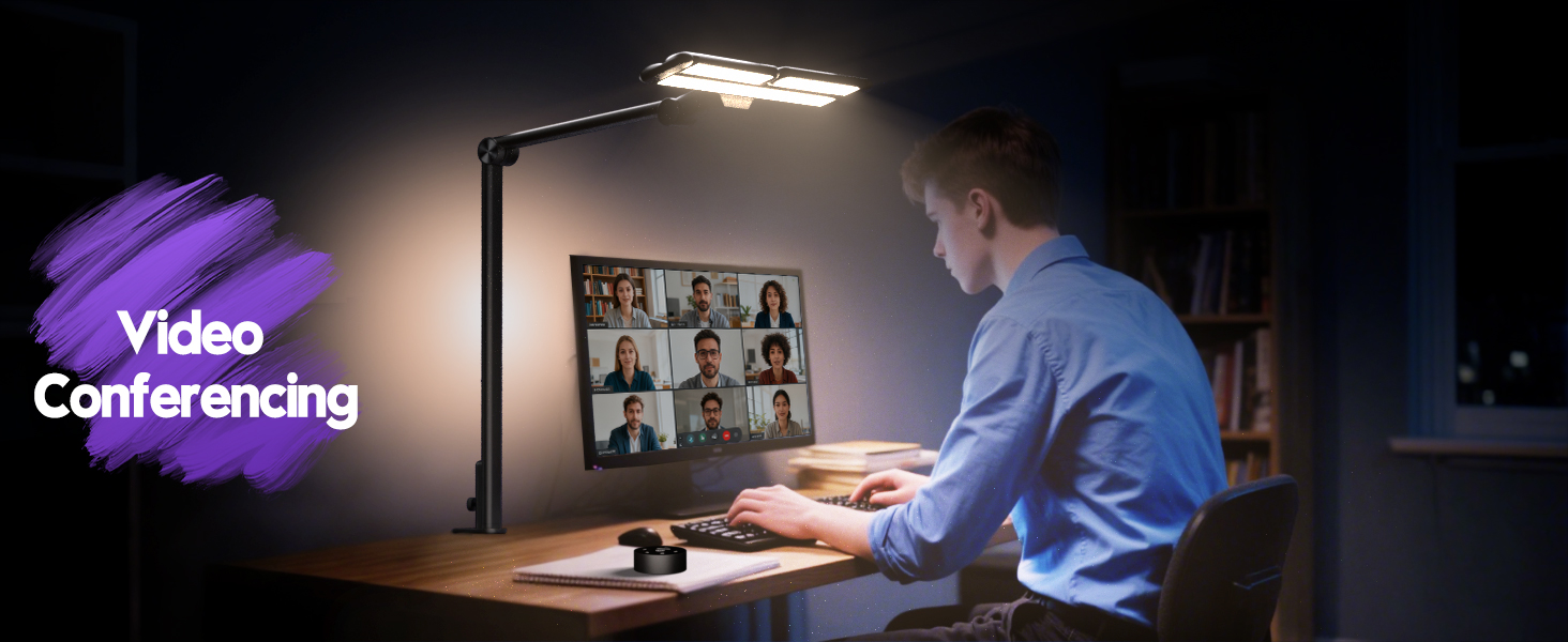 clip on desk light