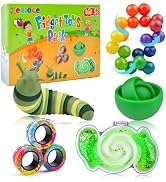 Cevioce 5Pcs Fidget Toys Adults Pack,Easter Basket Stuffers for Teens Boys,Autism Sensory Toys wi...