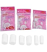 Nose Cotton Balls, Nose Cotton Rolls for Nosebleed, 3 Bags Different Sizes Nosebleed Plugs, Rolle...