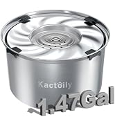 kactoily 1.47 Gal Stainless Steel Dog Water Bowl, 24 Cups Large No Spill Dog Bowl with Floating D...