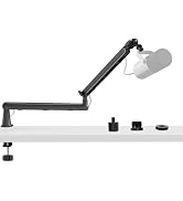 Aqdocvf Microphone Boom Arm - Heavy Duty Low Profile Metal Mic Arm Stand | Sturdy Microphone Arm ...