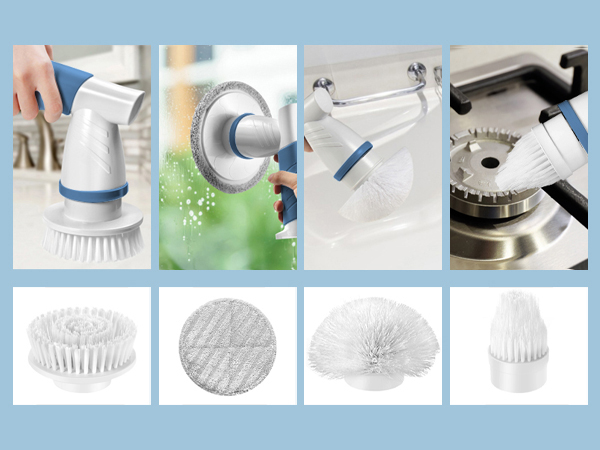 electric scrub brush Blue