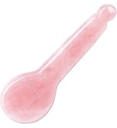 ideayard Rose Quartz Gua Sha Scraping Massage Tools, Massage Wand Acupuncture Therapy Stick Point...