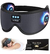 LC-dolida Sleep Headphones, White Noise Bluetooth Sleep Mask 3D Breathable Wireless Eye Mask for ...