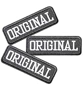 U-Sky Sew or Iron on Patches for Clothes, Pack of 3pcs Cool Letter Patches Original Slogan Patch ...