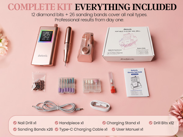 complete nail drill set