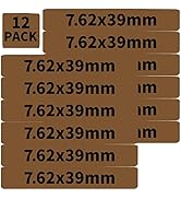 12 Pack Miaozhun 7.62x39mm Magazine Marking Bands 7.62 Magazine Caliber Identification