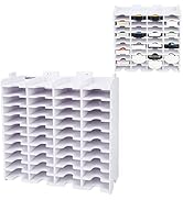 Sanfurney 44 Slots Slim Ink Pad Holder and Stamp Pad Storage Organizer for Ranger or TSUKINEKO In...