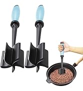 2Pack Meat Chopper, Heat Resistant Meat Masher for Hamburger Meat, Ground Beef Smasher, Nylon Ham...