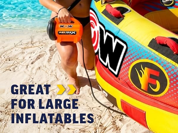 Great for large inflatables