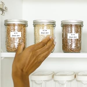 washable labels waterproof label easy peel labels removable food storage labels waterproof labels