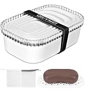 QIUYMEI Soap Holder, Travel Soap Container with Lid,Strong Sealing Leak Proof Portable Soap Dish ...