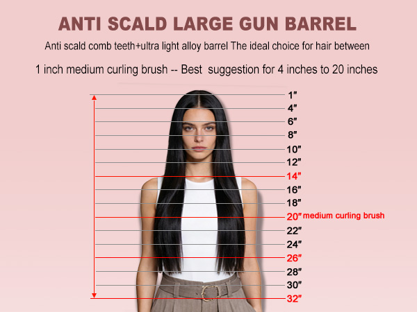 curling brush 1 inch