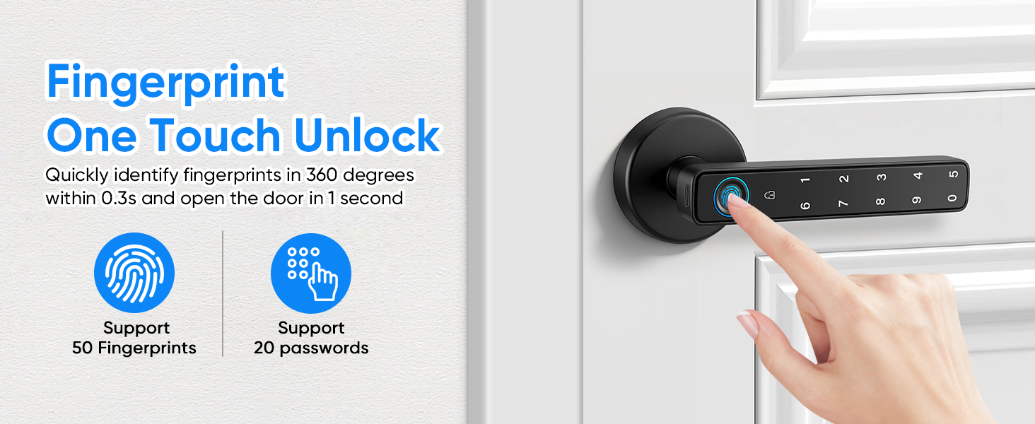 Smart Door Lock with Knob