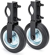 HILLMASTER 6 Inch Gate Wheel Gate Caster Kit with 1-5/8" Thru 2" Gate Frames, Heavy Duty Gate Hel...