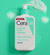 CeraVe Foaming Facial Cleanser, Daily Face Wash for Oily Skin, Hyaluronic Acid + Ceramides + Niac...