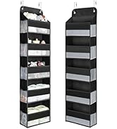Yecaye 1 Pc Over the Door Organizer with 5 Bins 10 Side Pockets, 44lbs Load Hanging Bathroom and ...