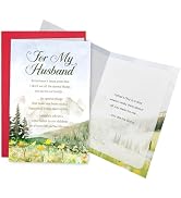 Ogeby Sweet Father's Day Card for Husband, Poem Fathers Day Card from Wife, For My Husband on Fat...
