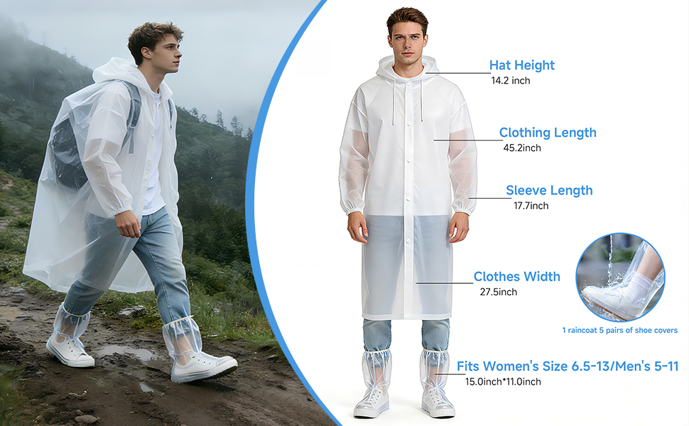 rain ponchos for adults