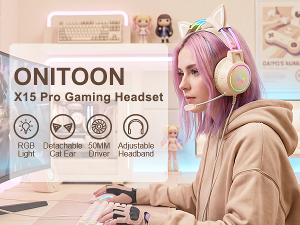 ONITOON X15Pro Gaming Headset
