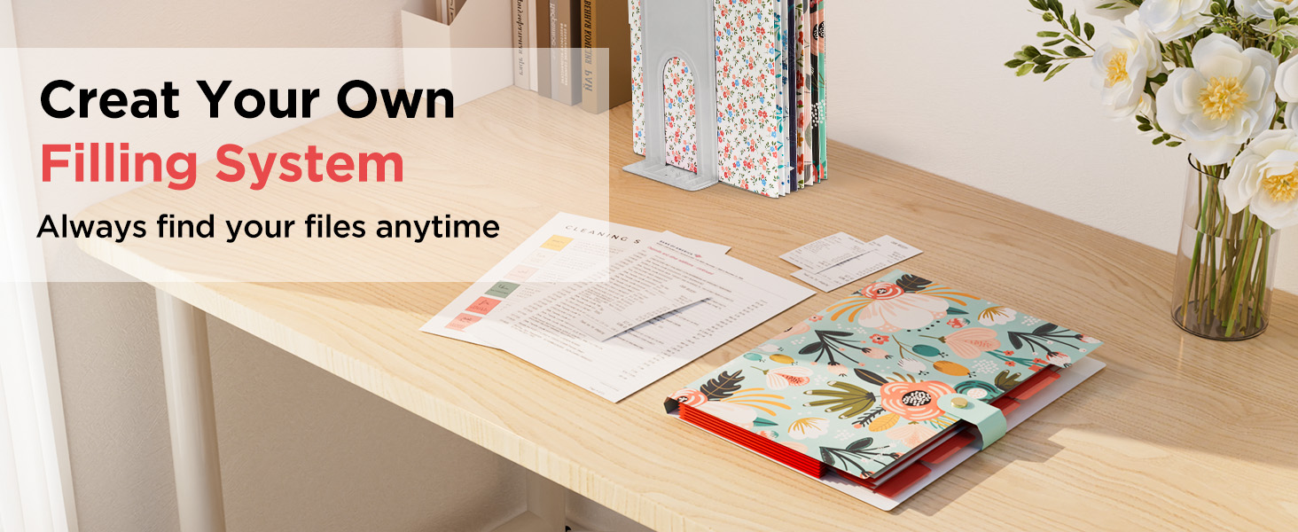 creat your own filling system folder
