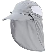 Connectyle Kids Sun Hat with Removable Neck Flap UPF 50+ Sun Protection Baseball Cap Summer Beach...