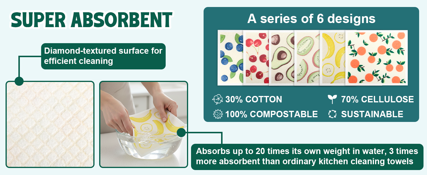 swedish dish cloths