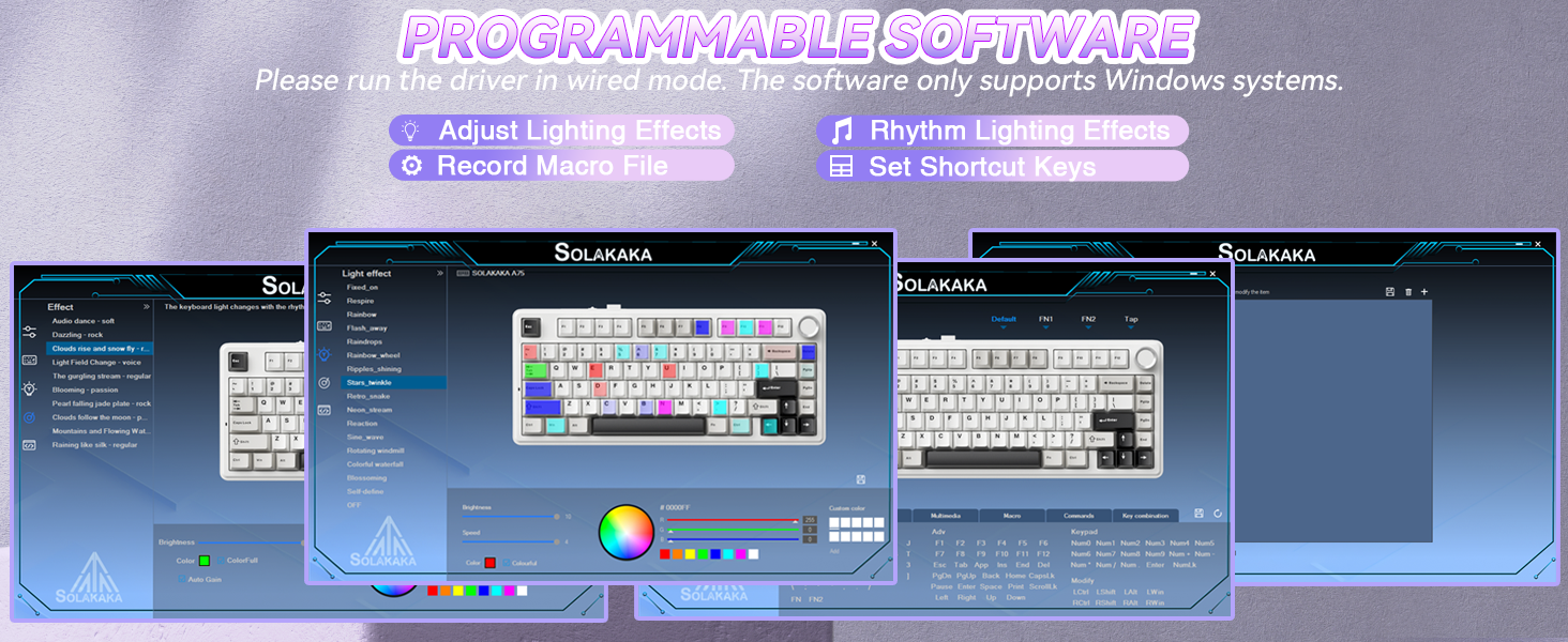 purple keyboard