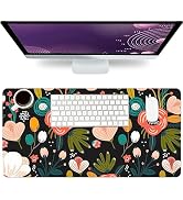 Desk Mat Large Protector Pad 31.5" ×15.7", Non-Slip PU Leather Desk Blotter, Waterproof Mouse Pad...