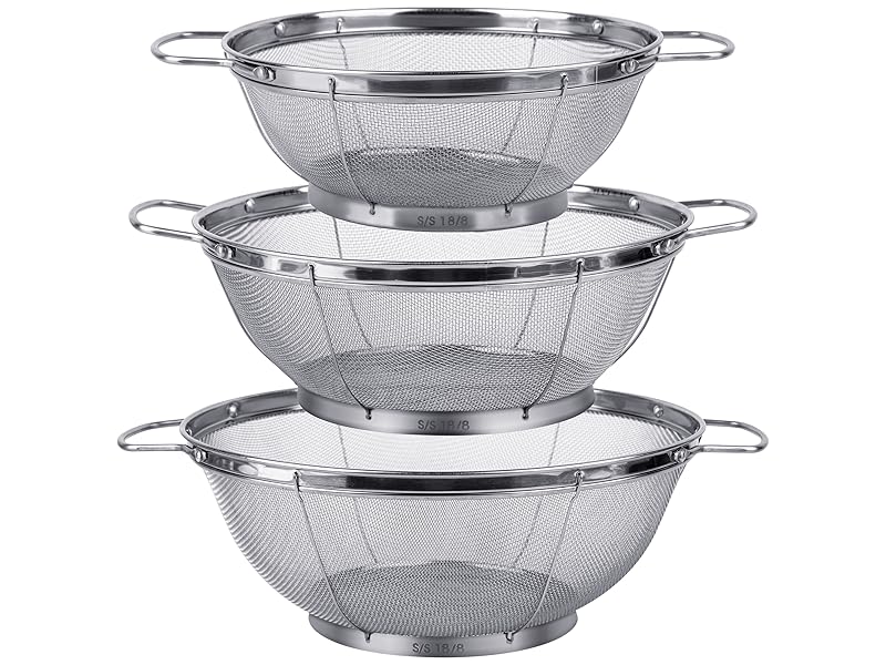 3 pack colander