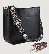 KlaOYer 2 Adjustable Strap Bag,Crossbody Bags Women,Guitar Strap Purse,Vegan Handbags Soft Should...