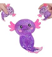 Axolotl Squishy Stress Relief Toy Glitter Fidget Toys Cute Malt Sugar Axolotl Toy Fidget Toys Adu...