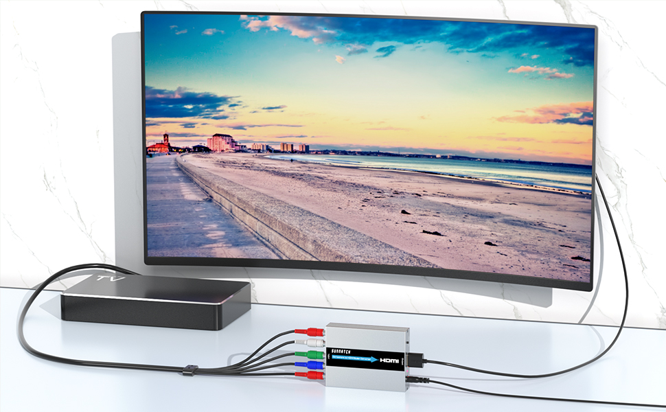 Component to HDMI converter