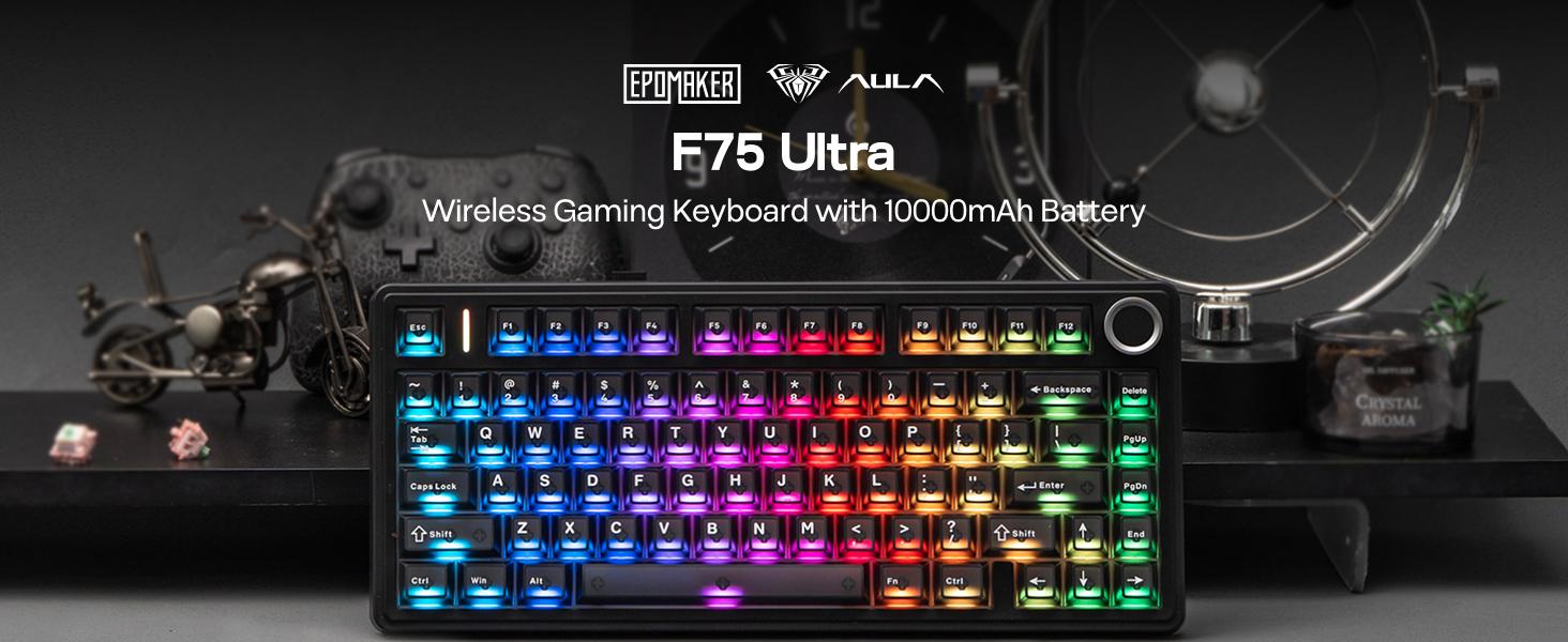 F75 Ultra wireless gaming keyboard
